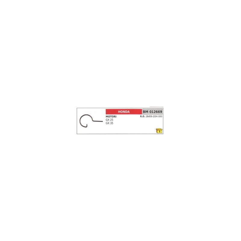 foto del prodotto molla saltarello avviamento honda decespugliatore gx 25 gx 35 28459 zoh 003