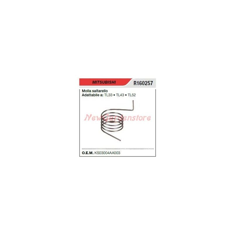 foto del prodotto molla saltarello avviamento mitsubishi decespugliatore tl33 43 52 r160257