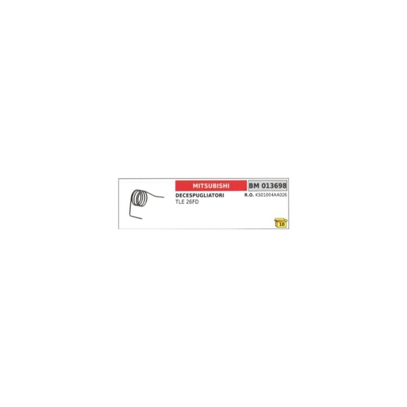 foto del prodotto molla saltarello avviamento mitsubishi decespugliatore tle 26fd ks01004aa026