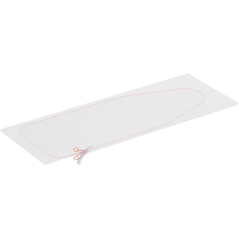foto del prodotto mollettone imbottitura asse da stiro 140x45 cm bianco