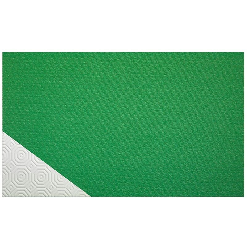 foto del prodotto mollettone per tavoli bianco - verde