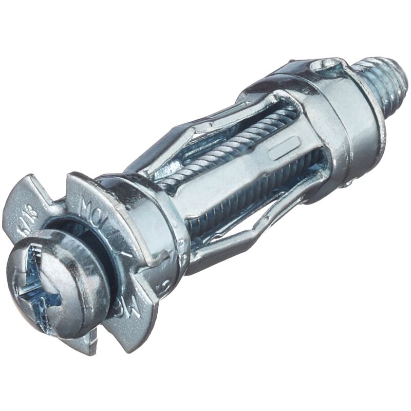 foto del prodotto molly m18006-xj tasselli metallici a espansione con vite m6 6 x 34 mm, grigio, set di 10 pezzi