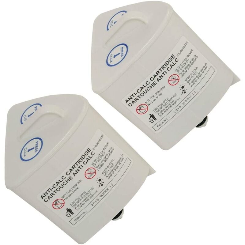 foto del prodotto molto di 2 cartucce anti lime per campo a vapore in modo semplice e puramente tefal moulinex