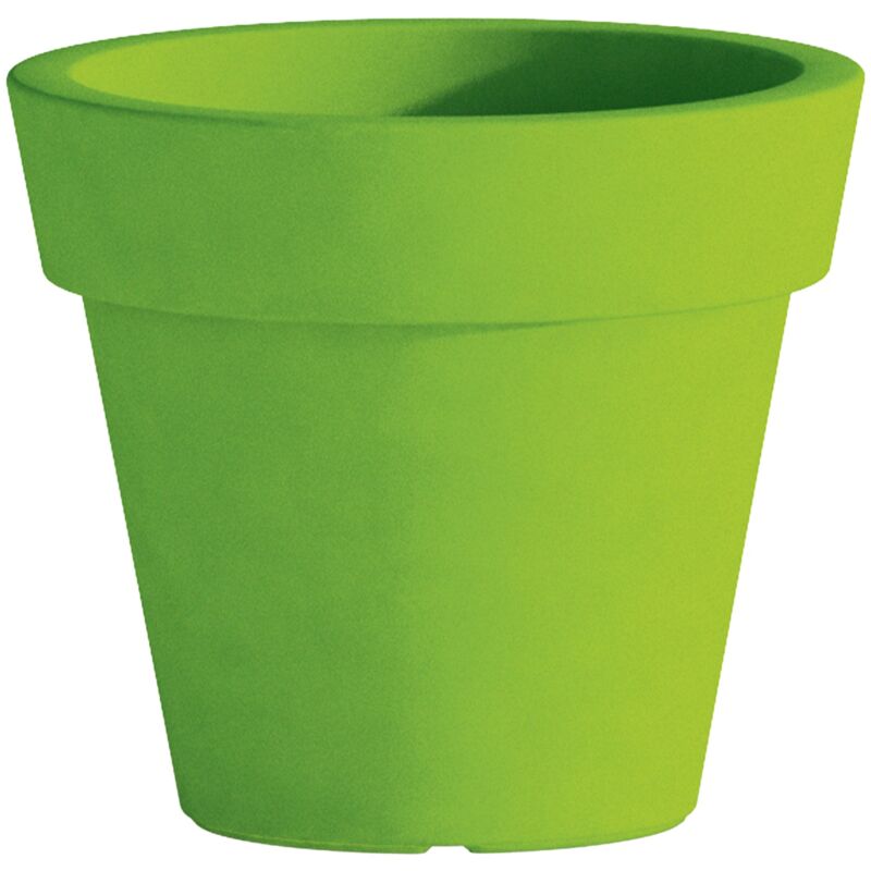 foto del prodotto monacis vaso cromia gemma per piante decorazione tinta unita in resina made in italy 50 cm bronzo vaso e sottovaso
