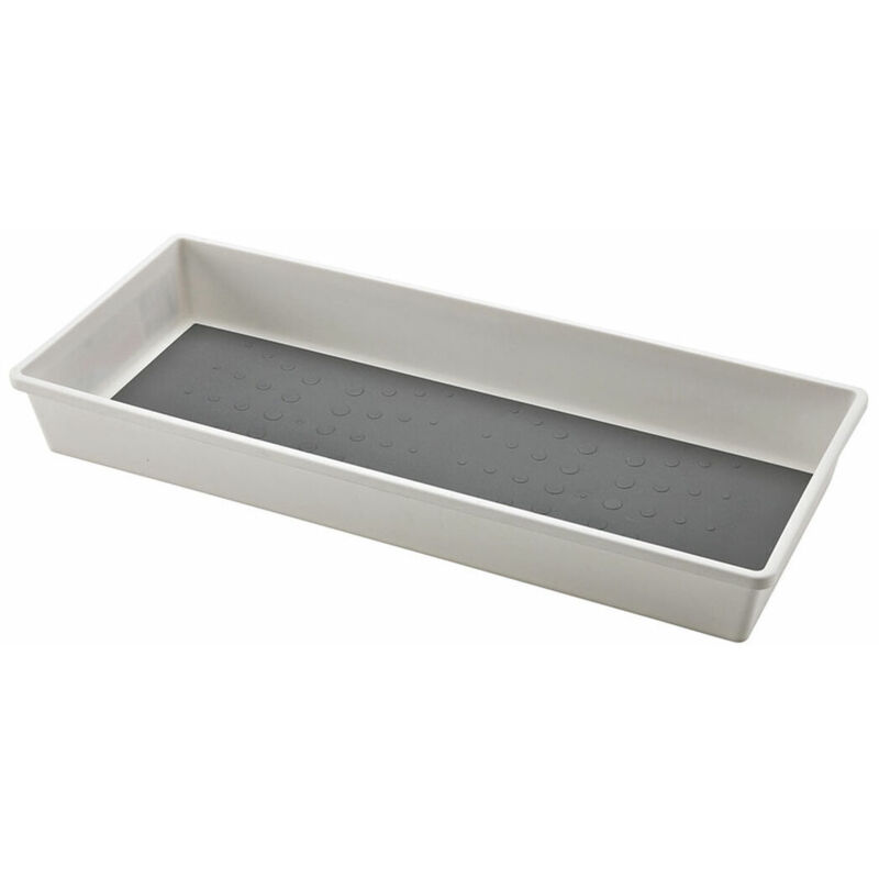 foto del prodotto mondex divisori per cassetti space system polipropilene 15 x 38 x 5 cm bianco