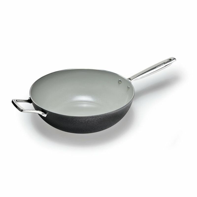 foto del prodotto moneta wok 32cm 1m 1 maniglia armonia finegres