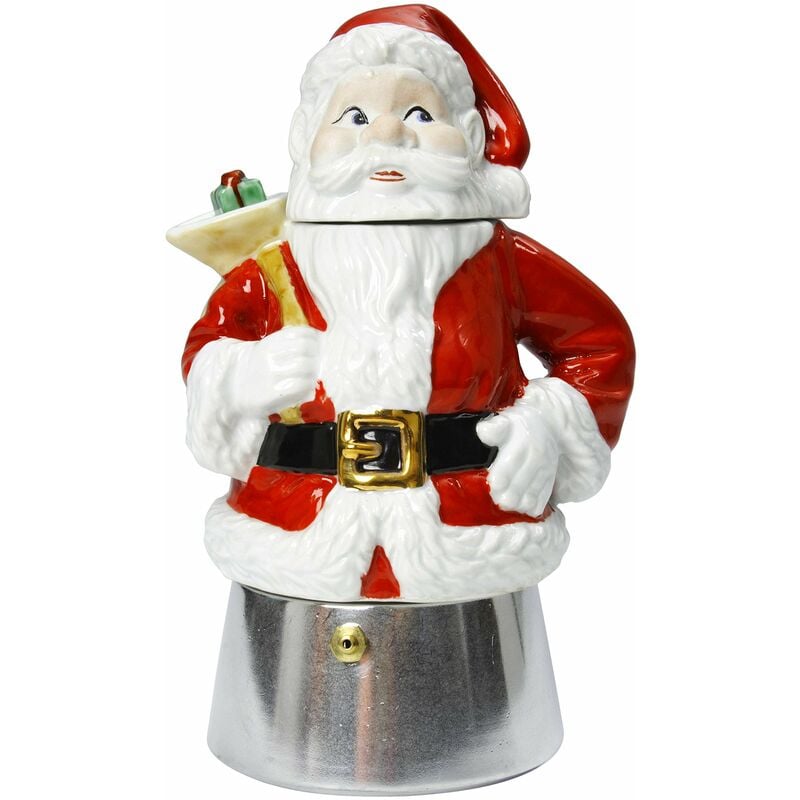 foto del prodotto mongardi 9057c99 caffettiera babbo natale, 12 unit 
