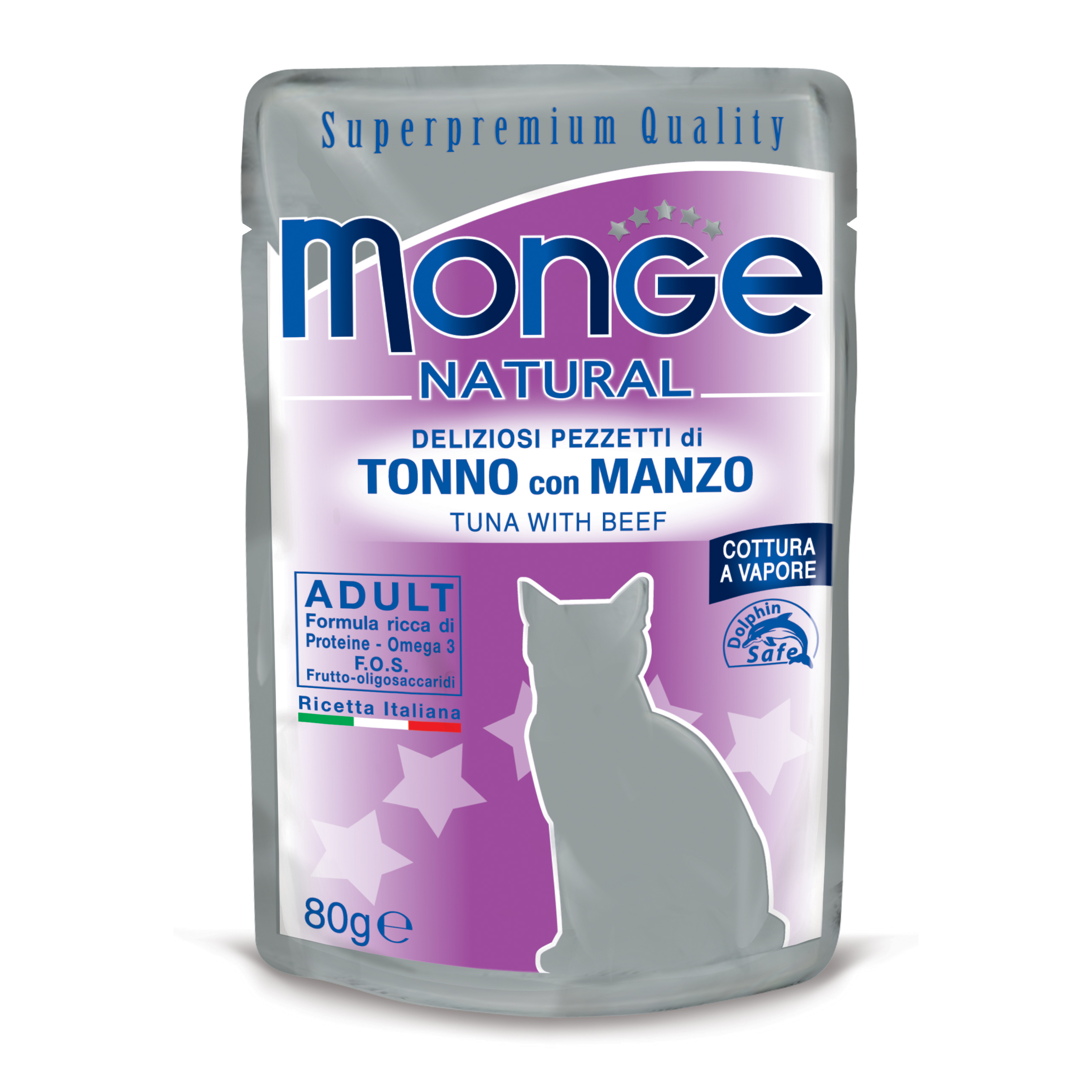 foto del prodotto monge buste tonno manzo 80g