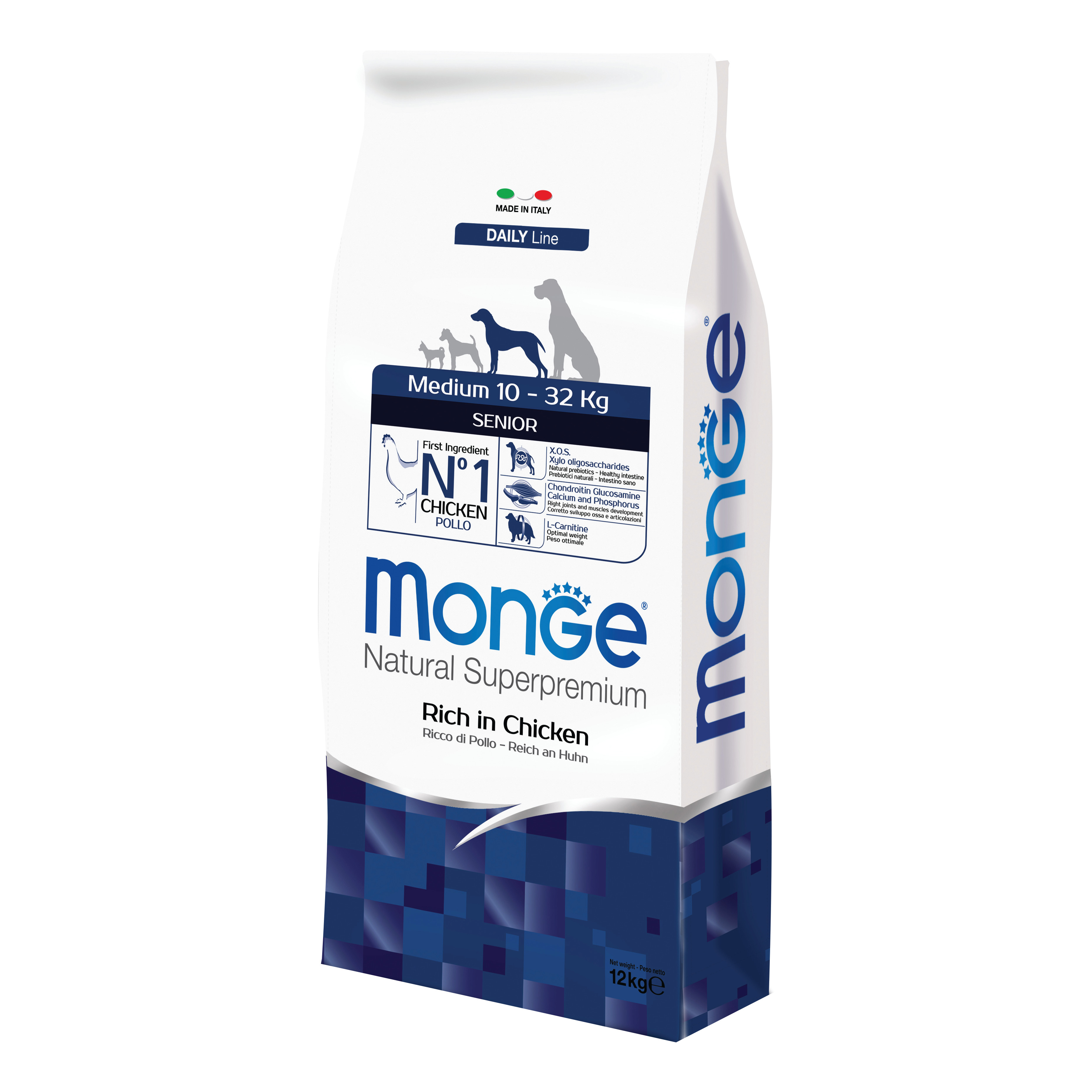 foto del prodotto monge cane natural superpremium senior medium pollo 12 kg