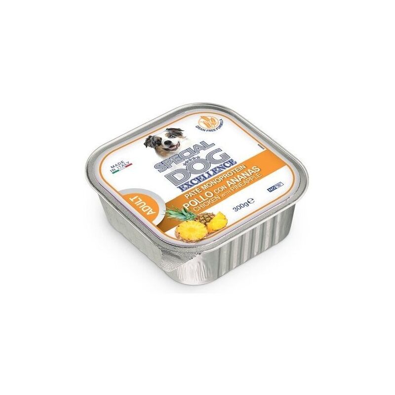 foto del prodotto monge cane pollo, riso e ananas special fruits size 400 gr