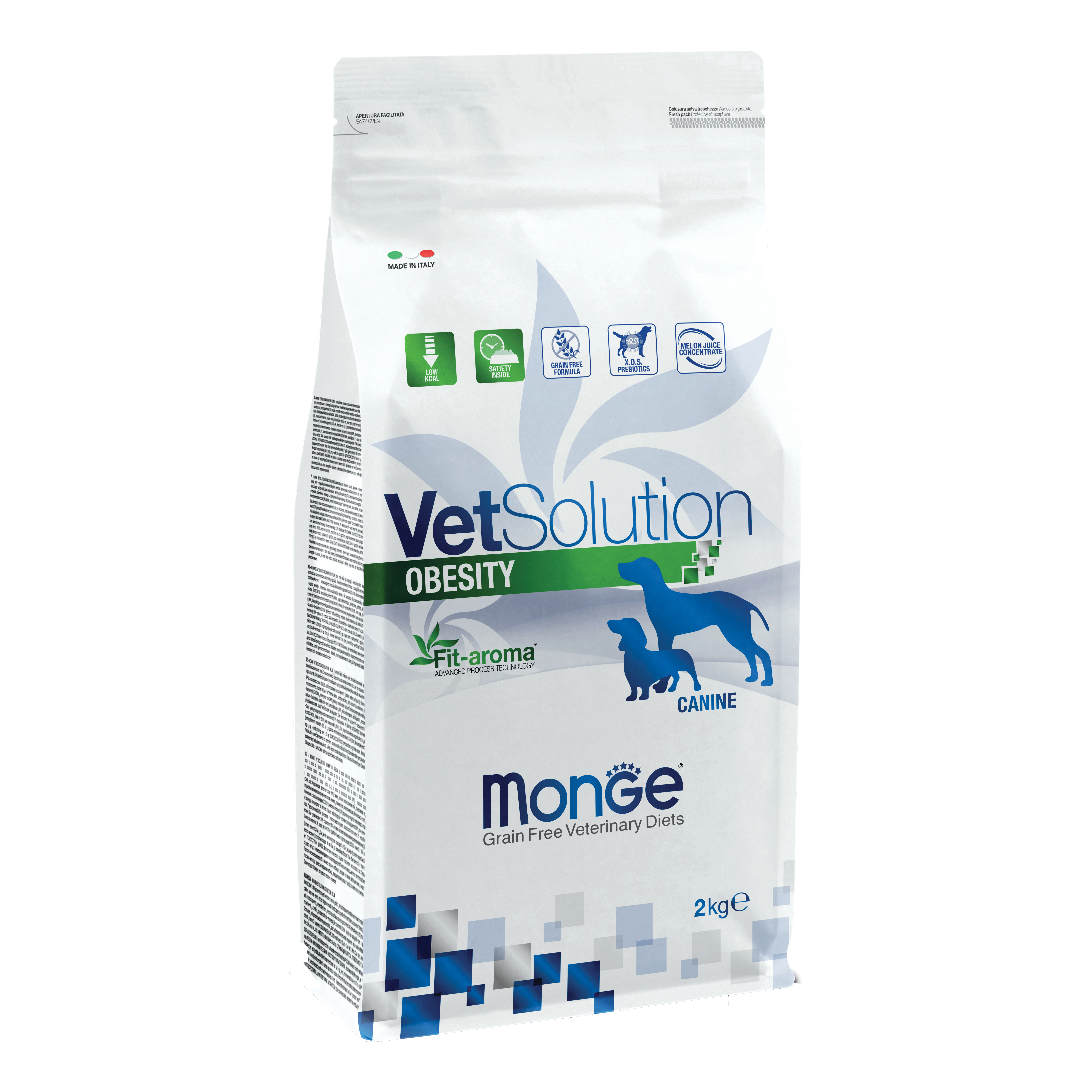 foto del prodotto monge cane vet solution obesity 2 kg