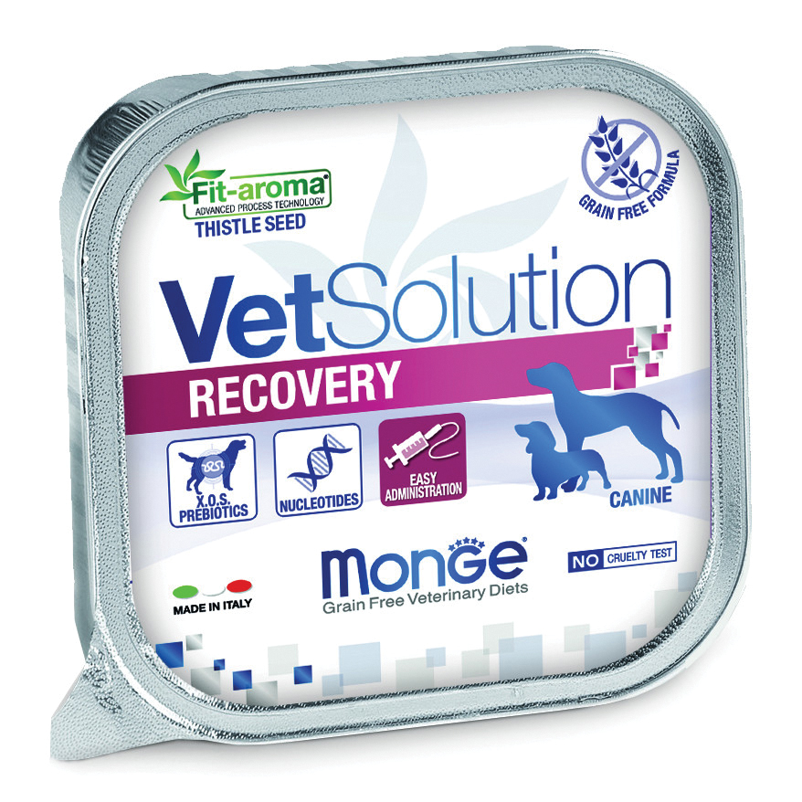 foto del prodotto monge cane vet solution recovery vaschetta 150 gr