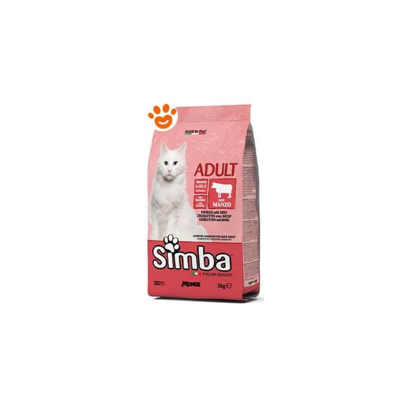 foto del prodotto monge cat simba con manzo cat simba con manzo sacco da 2 kg