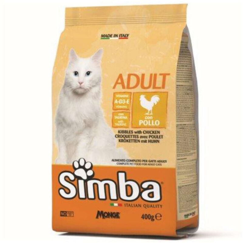 foto del prodotto monge cibo gatto simba 400 g croccantini pollo