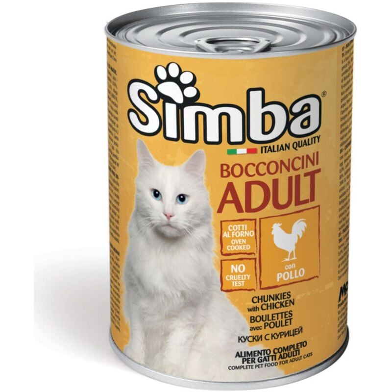 foto del prodotto monge cibo gatto simba 415 g bocconcini pollo 24 pezzi