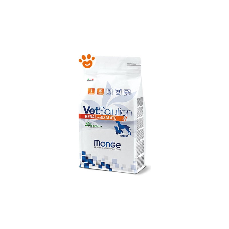 foto del prodotto monge dog vetsolution renal and oxalate monge dog vetsolution renal and oxalate sacco da 12 kg
