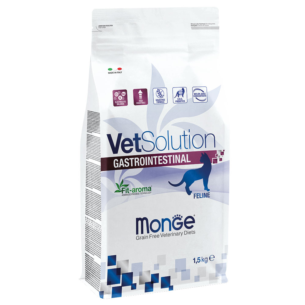 foto del prodotto monge gastrointestinal vetsolution crocchette per gatto - 1,5 kg