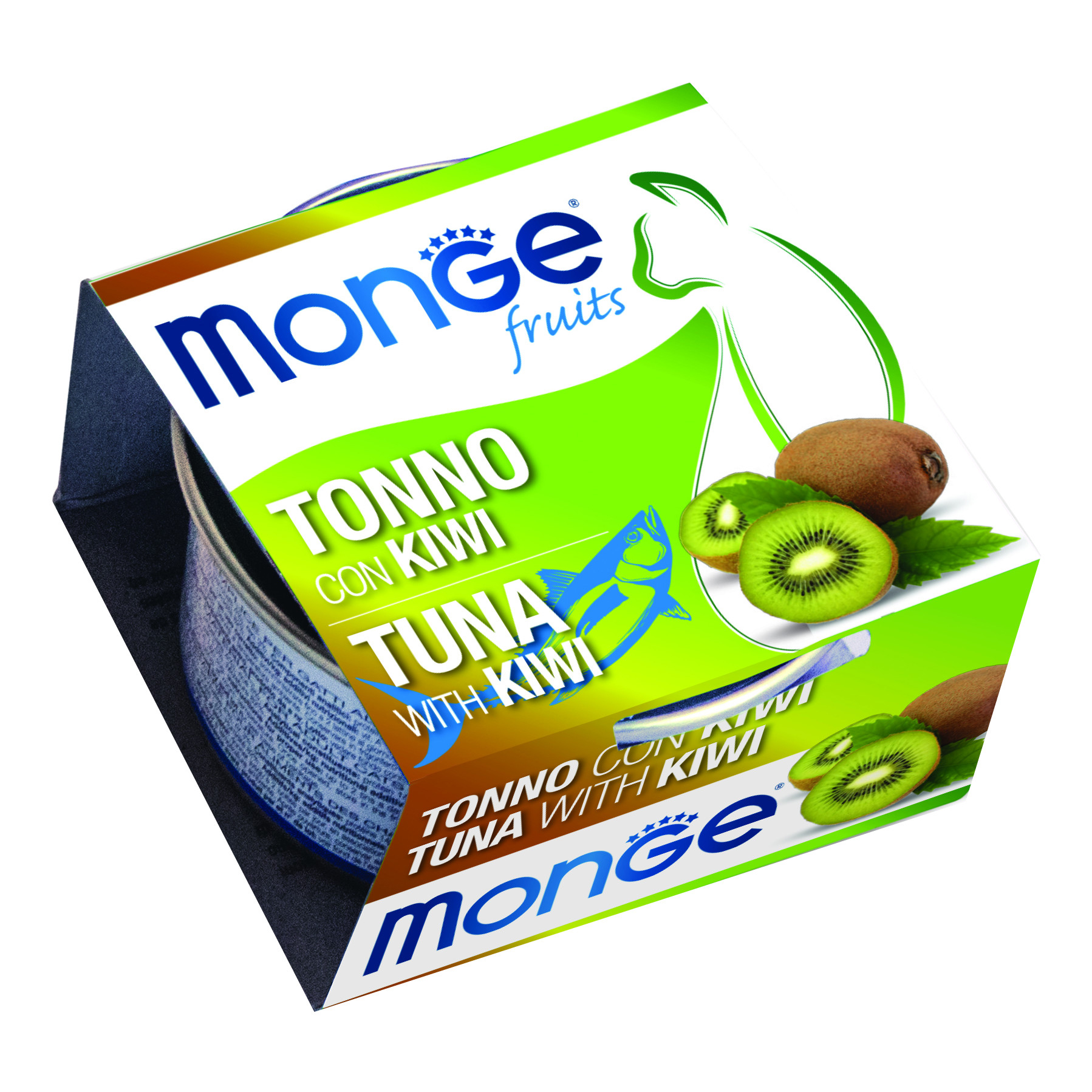 foto del prodotto monge gatto fruits lattina adulto tonno amp kiwi 80 gr