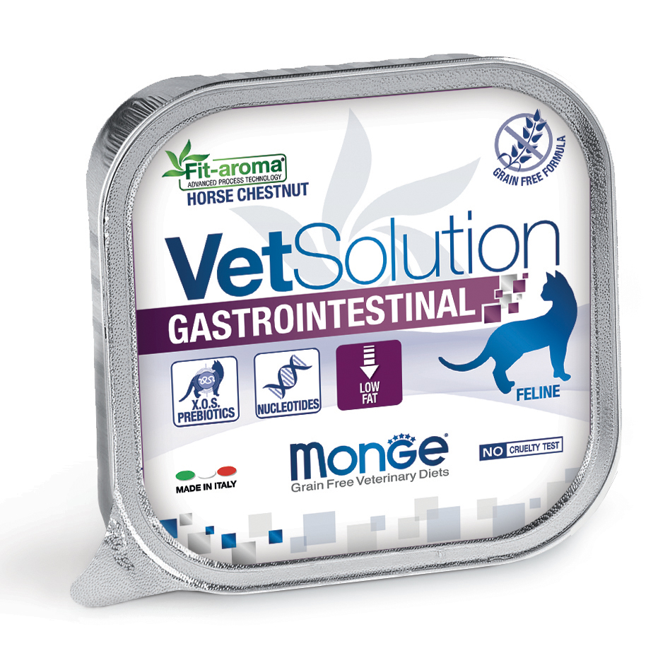 foto del prodotto monge gatto vet solution gastrointestinal vaschetta 100 gr