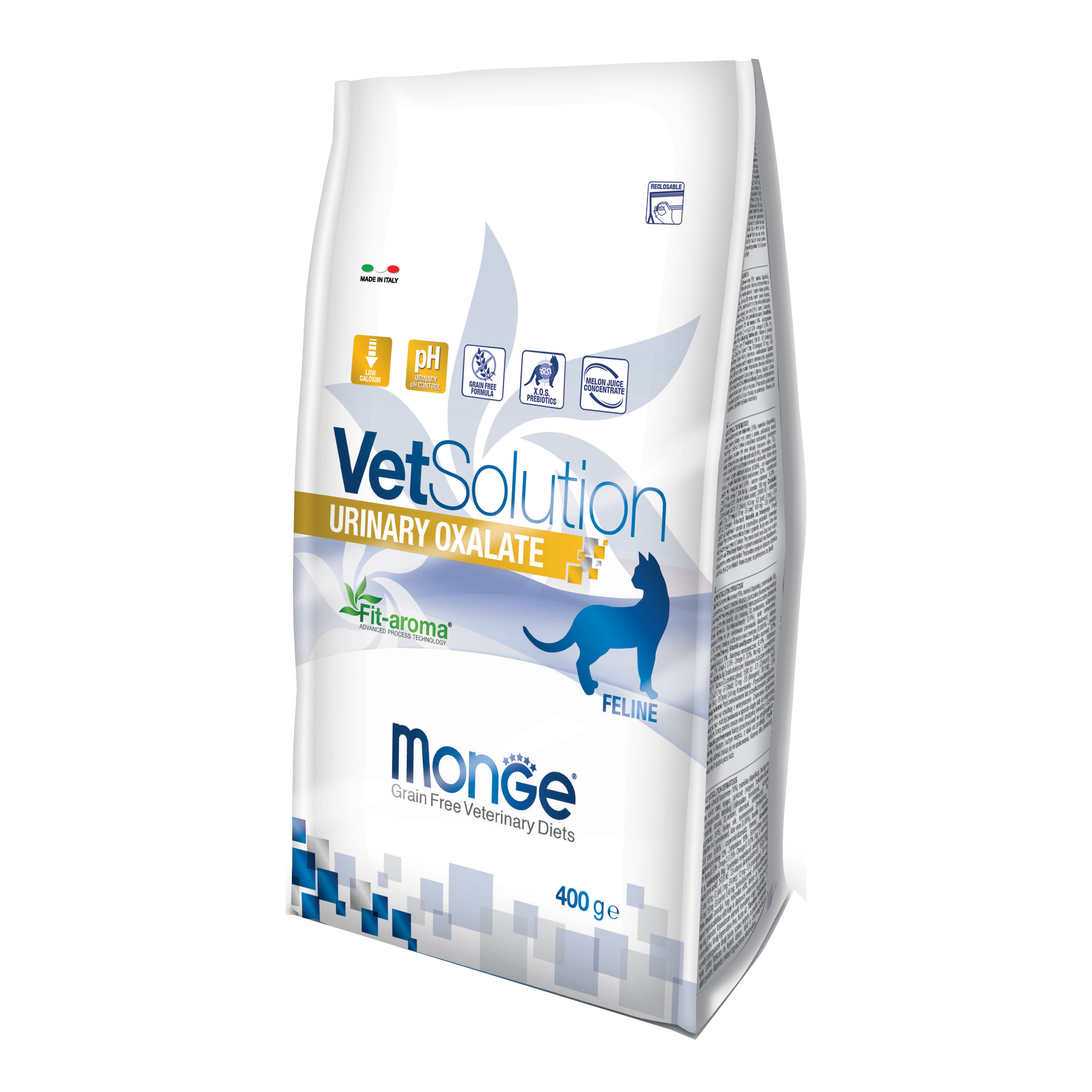foto del prodotto monge gatto vet solution urinary oxalate 400 gr