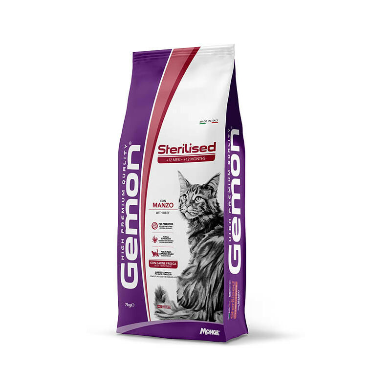 foto del prodotto monge gemon cat adult sterilised con manzo monge gemon cat adult sterilised con manzo sacco da 7 kg
