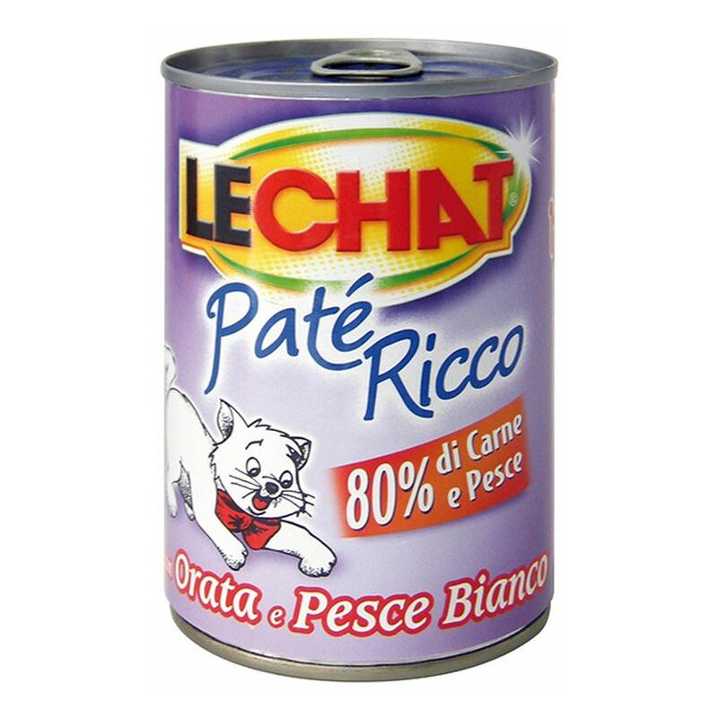 foto del prodotto monge lechat gatto adult pat 400gr ricco con orata e pesce bianco