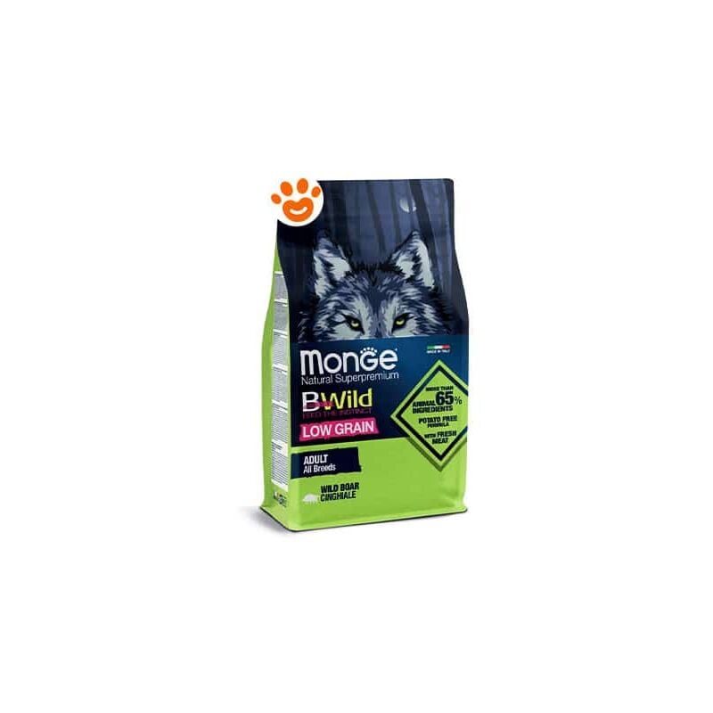foto del prodotto monge low grain all breeds adult cinghiale 12 kg