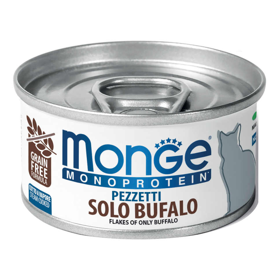 foto del prodotto monge monoprotein pezzetti solo bufalo 80 g