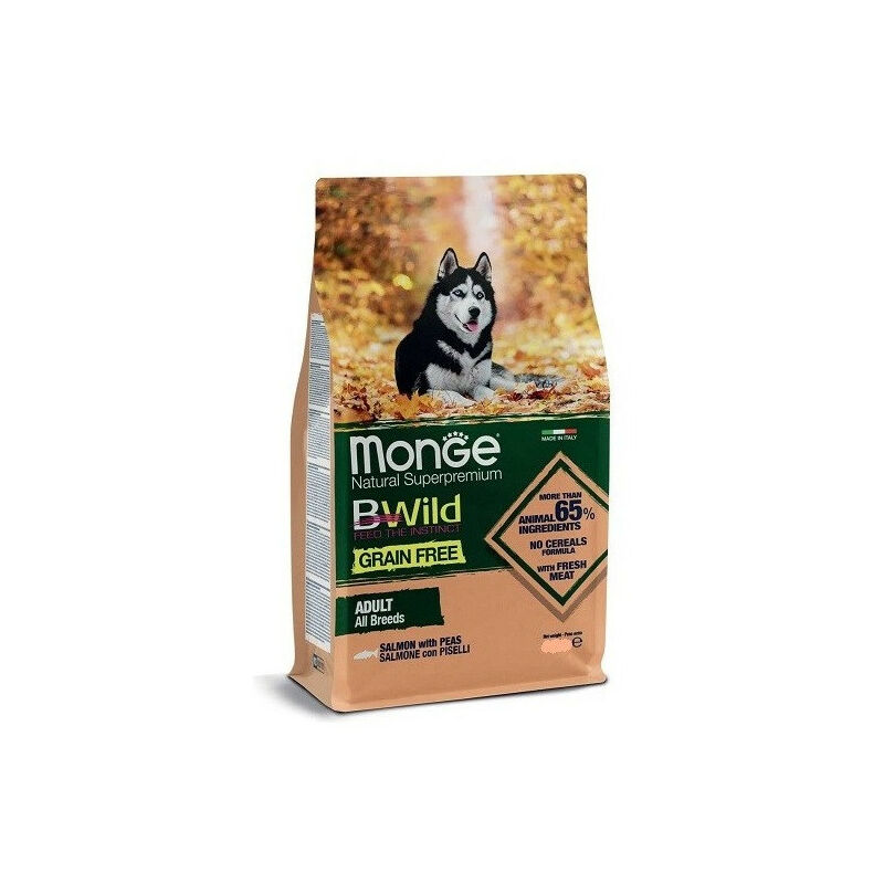foto del prodotto monge natural superpremium bwild grain free per cani adulti all