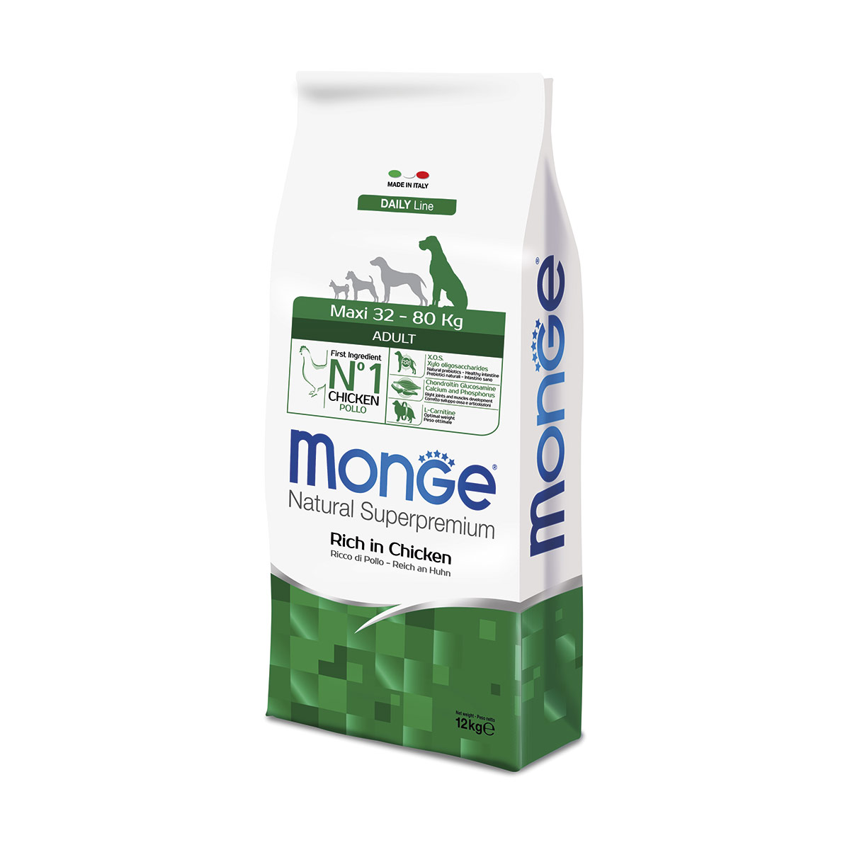 foto del prodotto monge natural superpremium maxi adult ricco di pollo 12 kg croccantini per cani 1 ordine scegli lo sconto bzr5 bzr20 200 punti fedelt 