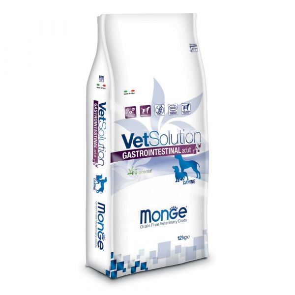 foto del prodotto monge vet solution cane gastrointestinal adult - 12 kg - dieta veterinaria per cani - 1 ordine scegli lo sconto bzr5 bzr20 200 punti fedeltà