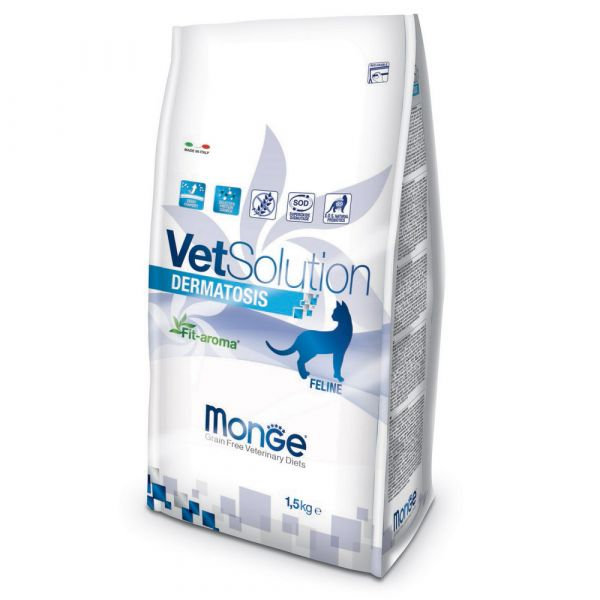 foto del prodotto monge vet solution cat dermatotis 1,5 kg 1 ordine scegli lo sconto bzr5 bzr20 200 punti fedelt 