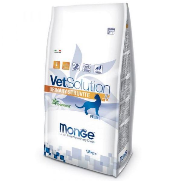 foto del prodotto monge vet solution urinary struvite 1,5 kg dieta veterinaria per gatti 1 ordine scegli lo sconto bzr5 bzr20 200 punti fedelt 