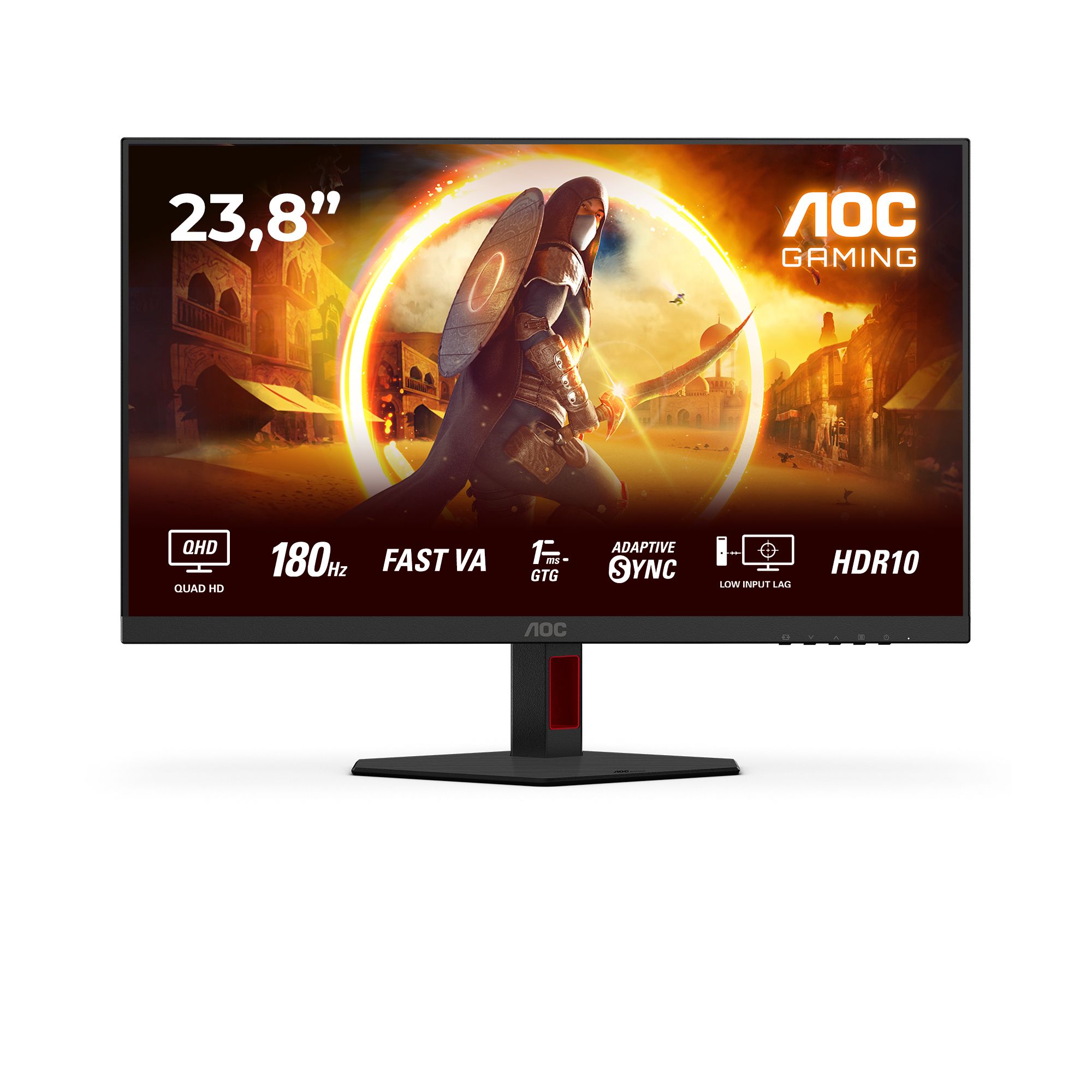 foto del prodotto monitor 23,8 2560x1440 180hz - q24g4re