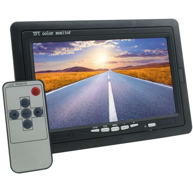 foto del prodotto monitor 7 quot hd tft lcd color per auto videosorveglianza