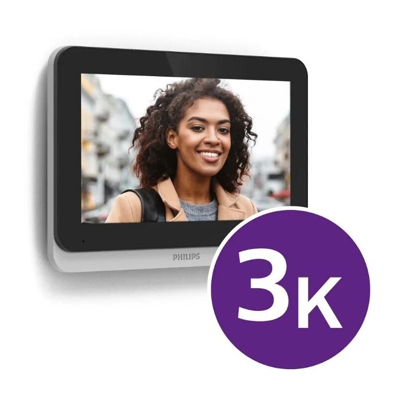 foto del prodotto monitor aggiuntivo per il philips welcomeeye connect 3 vision 3k philips 531048