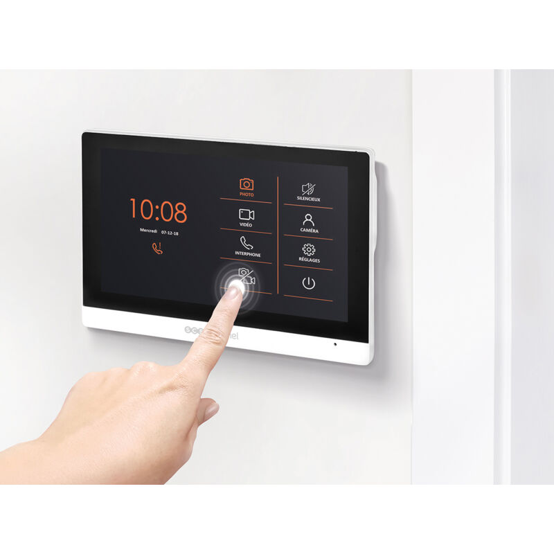foto del prodotto monitor aggiuntivo per videocitofono con fili, monitor aggiuntivo visiodoor 7 , pap0015 scs sentinel