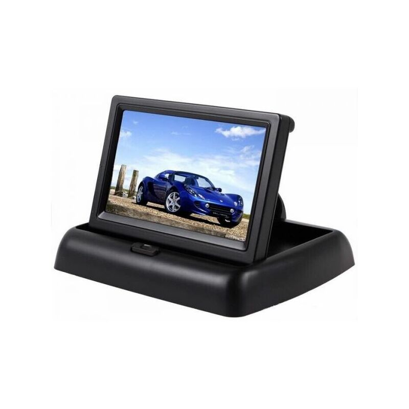 foto del prodotto monitor lcd tft a colori 4.3 parcheggio a scomparsa per telecamera retromarcia