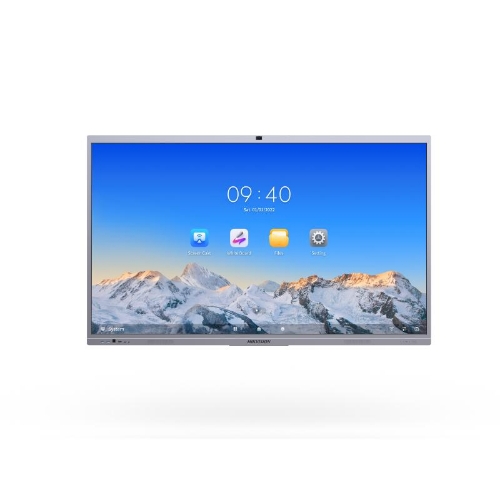 foto del prodotto monitor touch interattivo hikvision 86 4k,wi fi bt, android 13, 8gb,128gb,cam8mp ai,google edla, staffa inc. richiedi il bid 