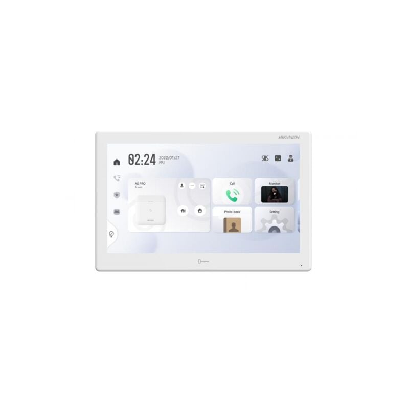 foto del prodotto monitor videocitofono hikvision 10.1 touch screen android