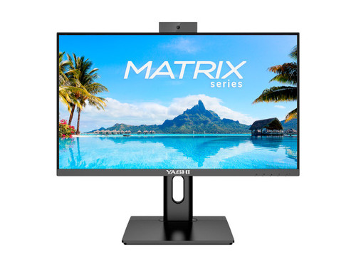 foto del prodotto monitor yashi 27100hz yz2781 ips matrix webcam 1920x1080 120hz 2ms 350cd m 2x2w mm hdmi dp type c usb vesa pivot