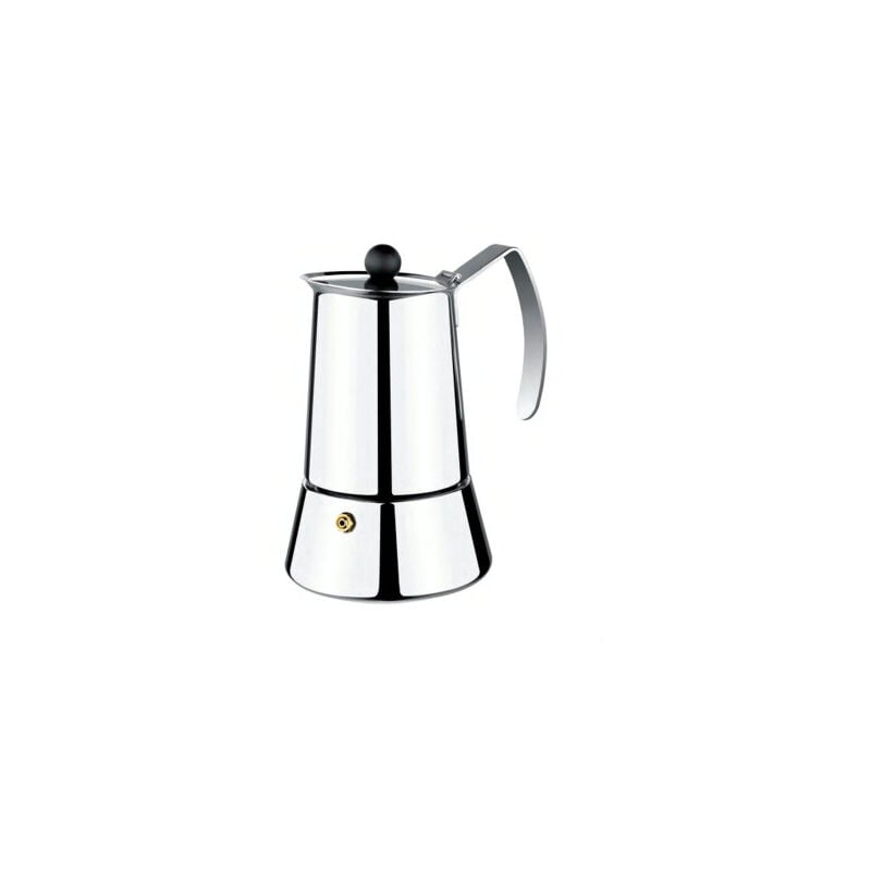 foto del prodotto monix caffettiera italiana m630010 acciaio argento acciaio inossidabile
