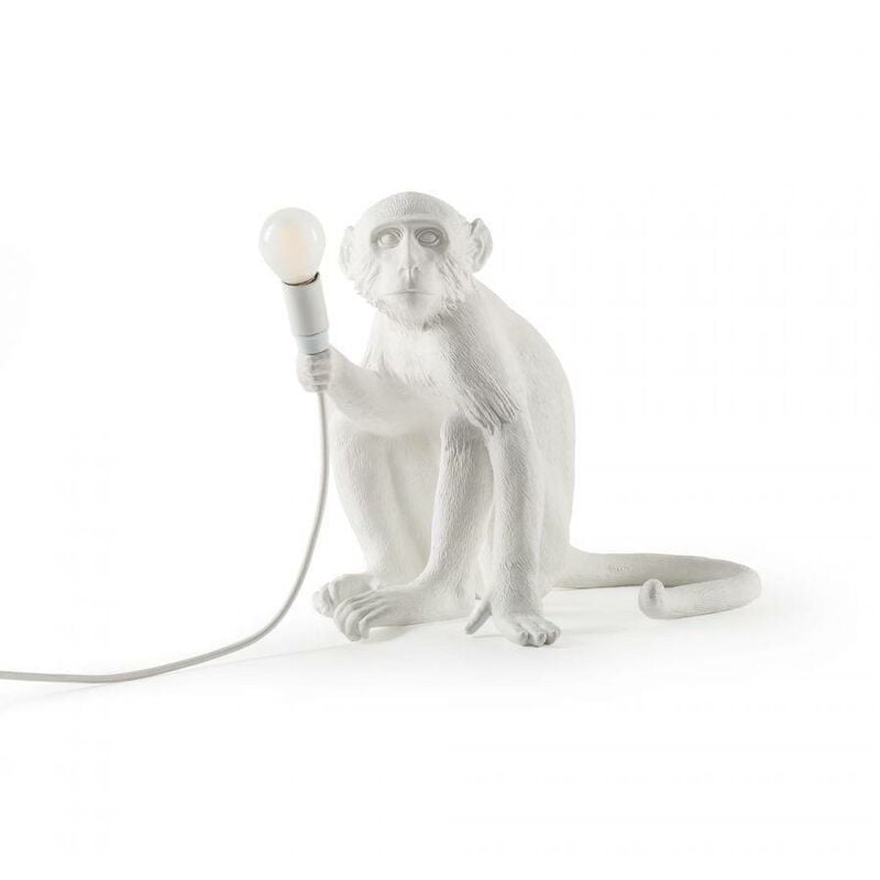 foto del prodotto monkey lamp lampada da terra in resina altezza 32 cm seletti 14882