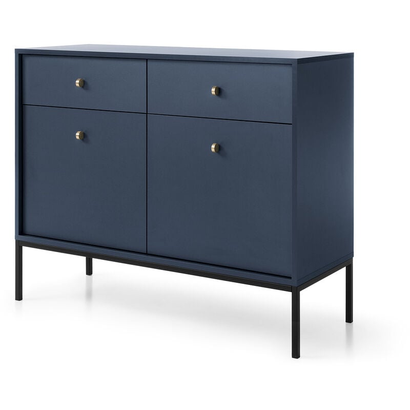 foto del prodotto mono mksz104 com con 2 cassetti 104 cm blu navy