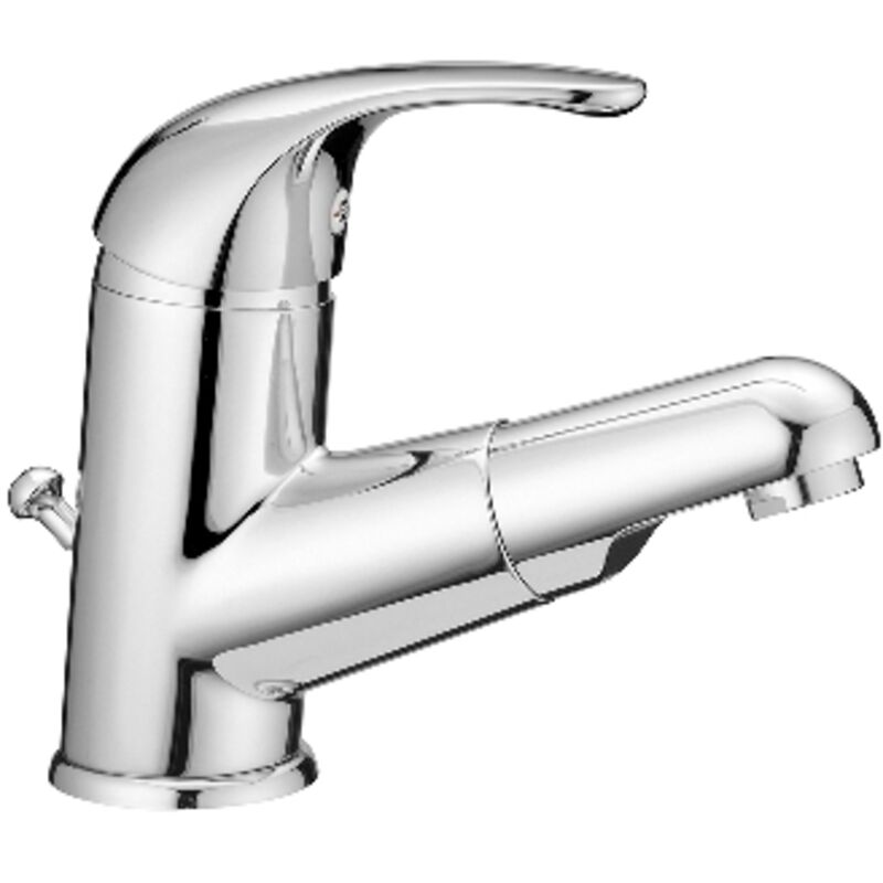 foto del prodotto monocomando lavabo con doccetta estraibile cromo