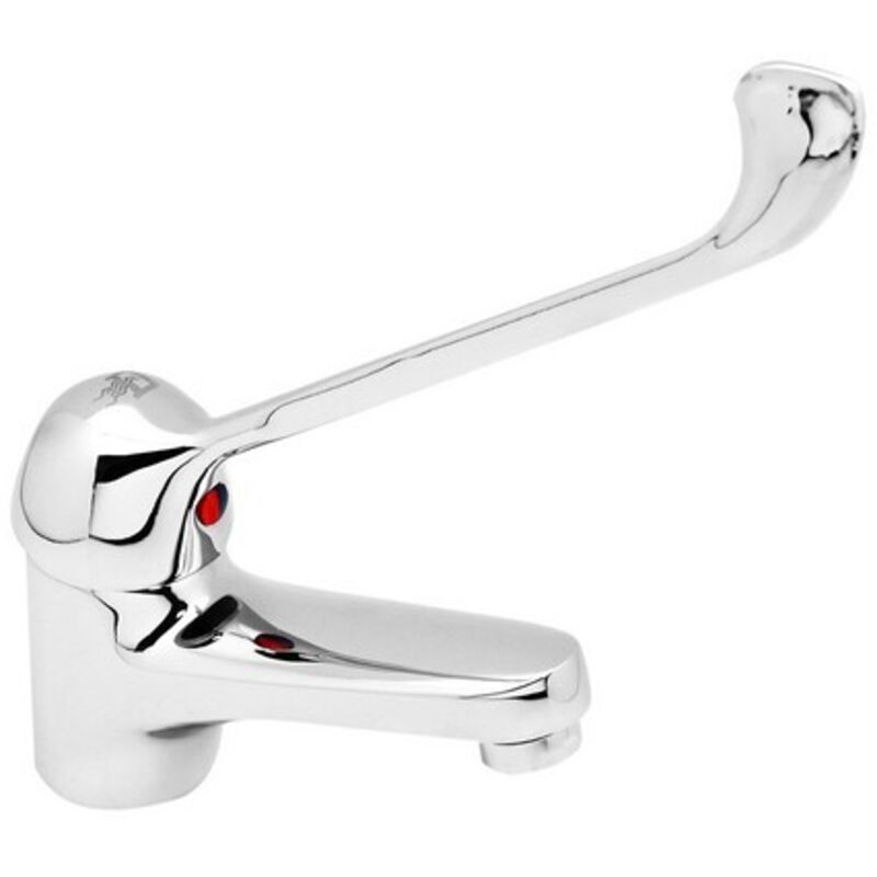 foto del prodotto monocomando lavabo con leva clinica serie ines hydrall cromo
