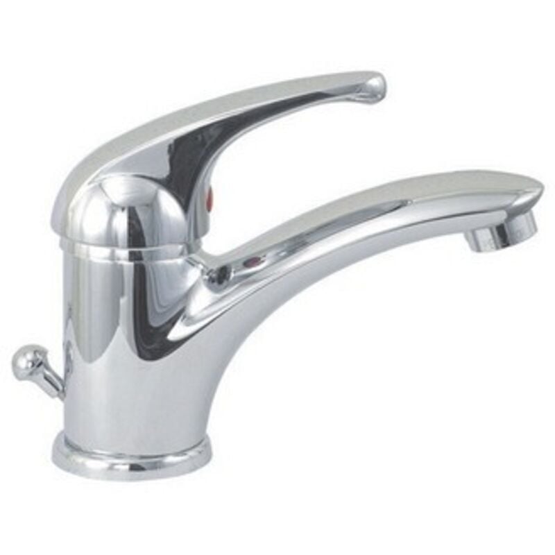 foto del prodotto monocomando lavabo serie marzia bianco opaco cromo euror