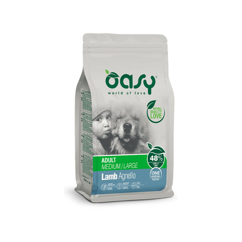 foto del prodotto monoproteico per cane adult con coniglio da 2,5 kg oasy