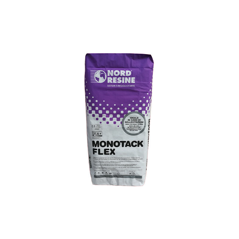 foto del prodotto monotack flex c2tes1 collante per interni e esterni grigio kg 25