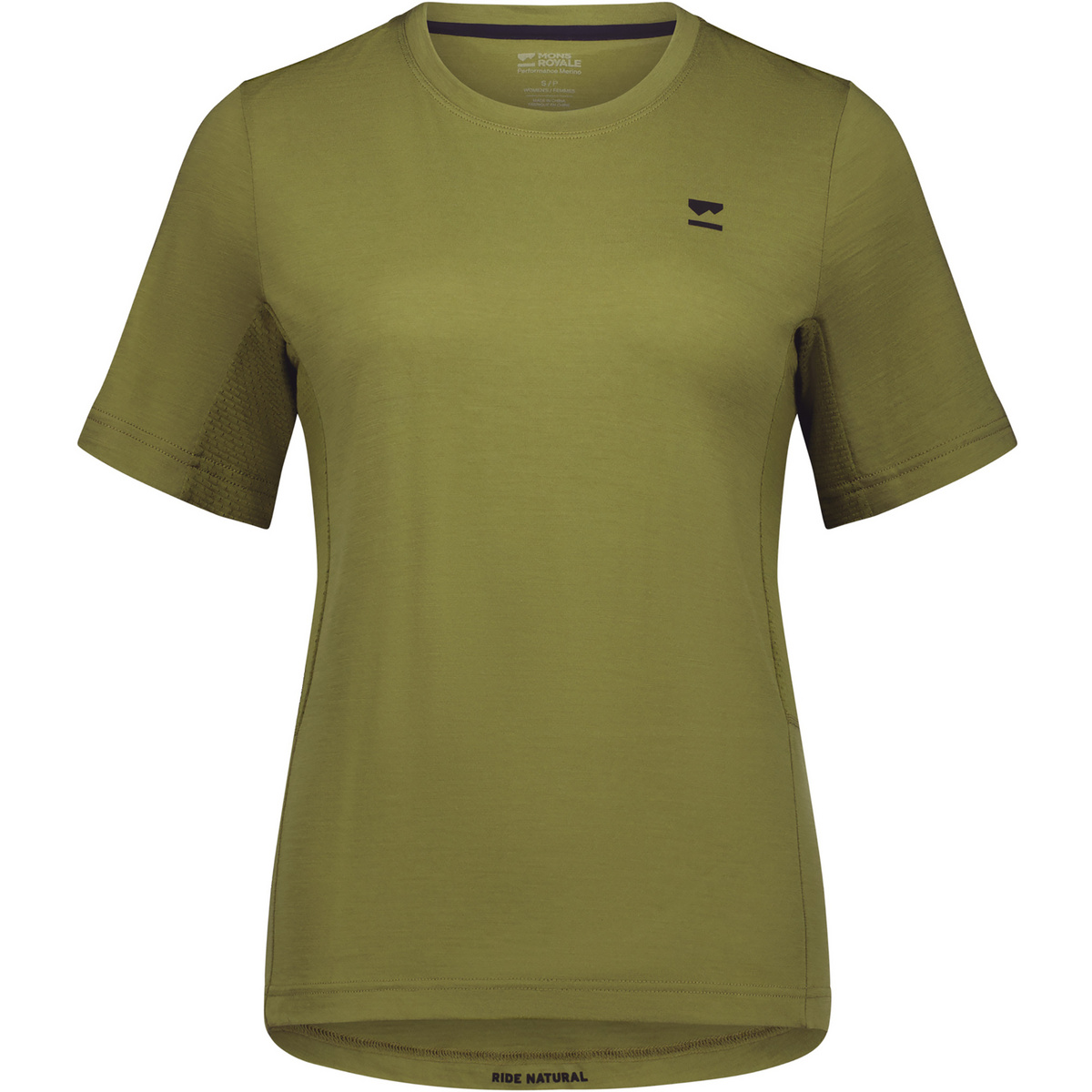 foto del prodotto mons royale donna maglia a manica corta tarn merino shift